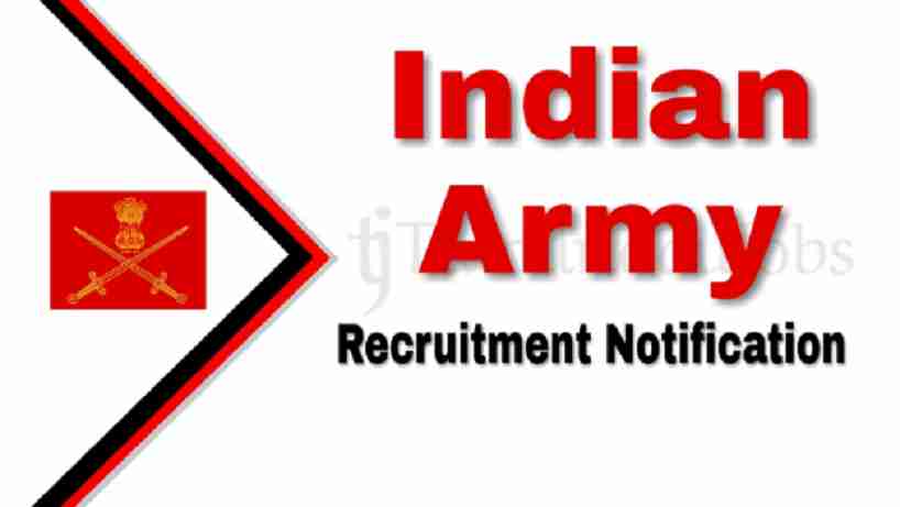 Indian Army SSC Tech Recruitment 2019