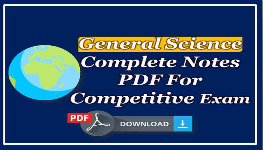 general science books for competitive exams pdf