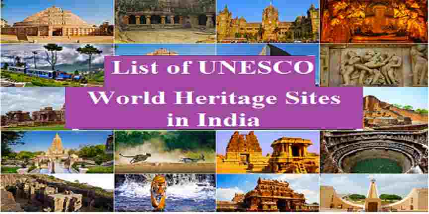 List of UNESCO World Heritage Sites in India PDF