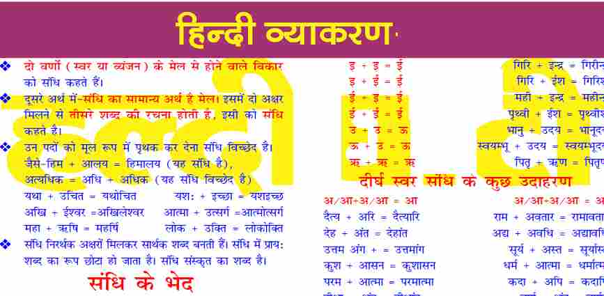 Samas in Hindi Grammar PDF