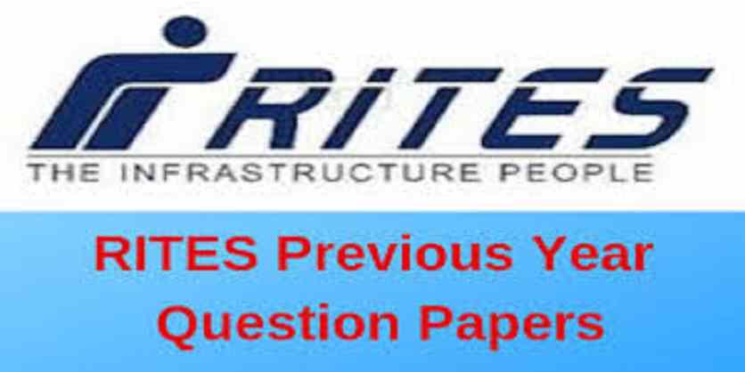 RITES Junior Assistant Previous Papers PDF