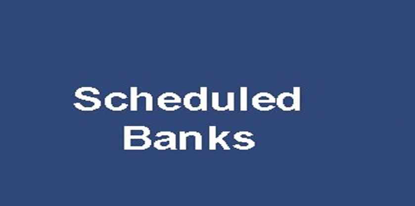 State the conditions of schedule bank