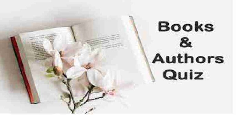 books and authors quiz