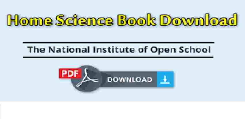 Home Science Book PDF Download In Hindi
