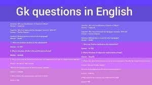 Latest GK Questions with Answers English 2022