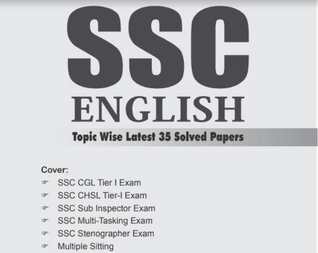 SSC CGL English Questions and Answers Pdf