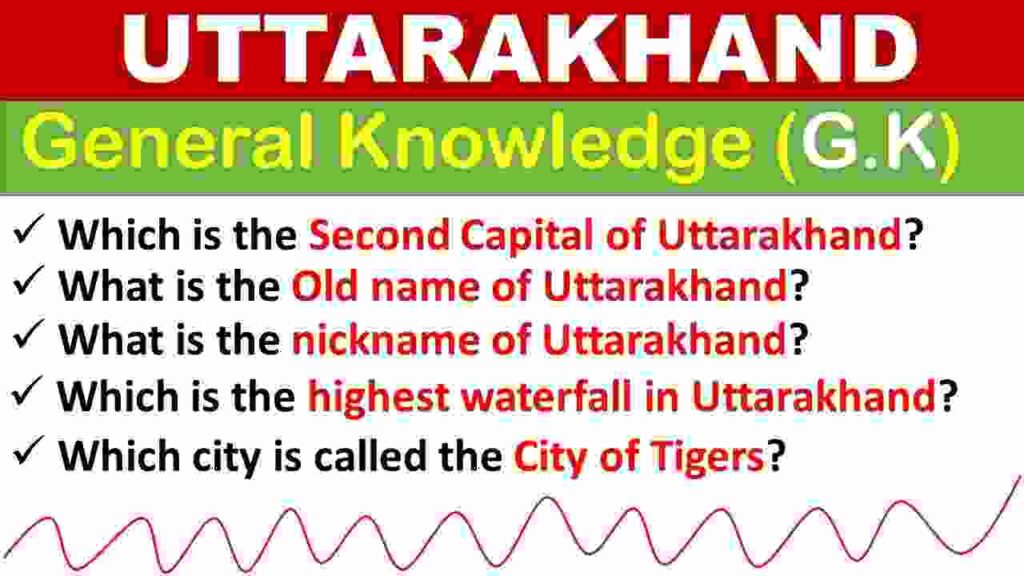 Uttarakhand GK Questions in English